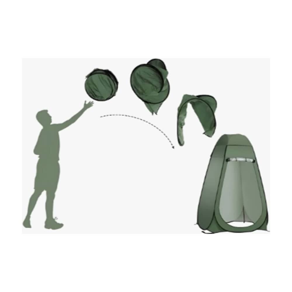 Carpa 1 Persona / Ba&ntilde;o Para Camping Azul image number 2.0