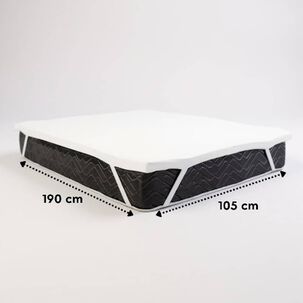 Sobre Colch&oacute;n Topper De Espuma Visco El&aacute;stica 1,5 Plazas
