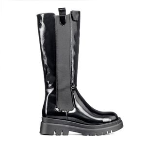 Botas Largas Mujer Eco Cuero Plataforma De Moda Weide Dh88