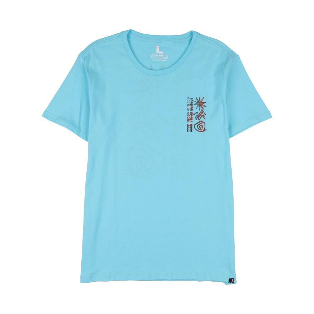 Polera Lisa Manga Corta Cuello Redondo Hombre Ocean Pacific image number 0.0