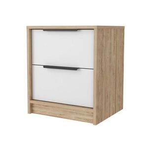 Velador 2 Cajones Fm-001c - Cafe Claro