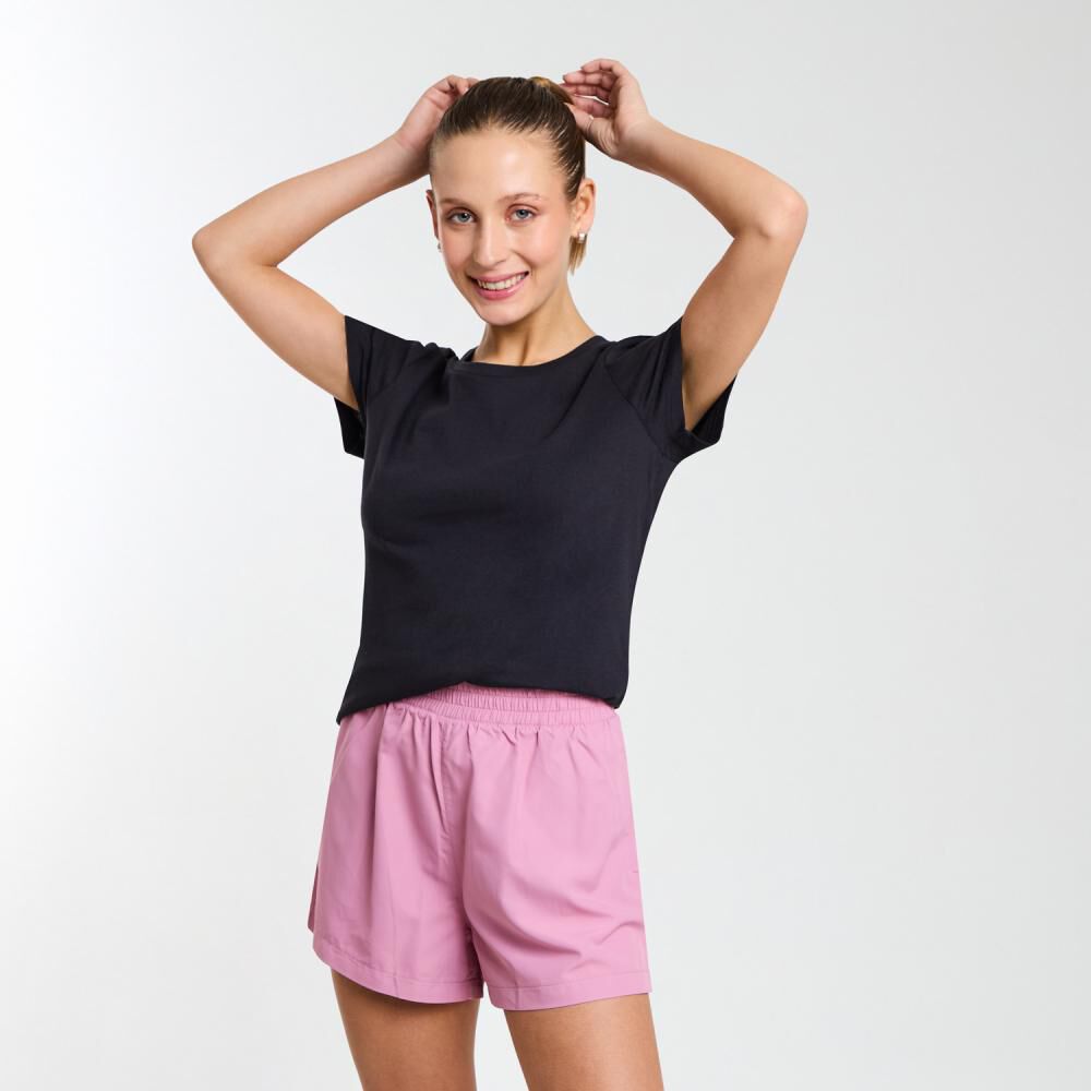Polera Deportiva Manga Corta Cuello Redondo Mujer Wetland image number 2.0