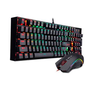 Kit Gamer Redragon Teclado Mec&aacute;nico Mitra + Mouse Griffin