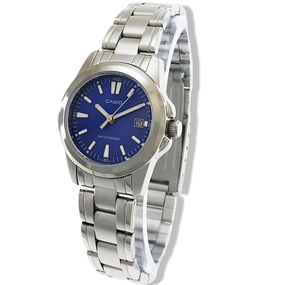 Reloj De Mujer Casio Silver Blue Ltp-1215a-2a2df image number 2.0