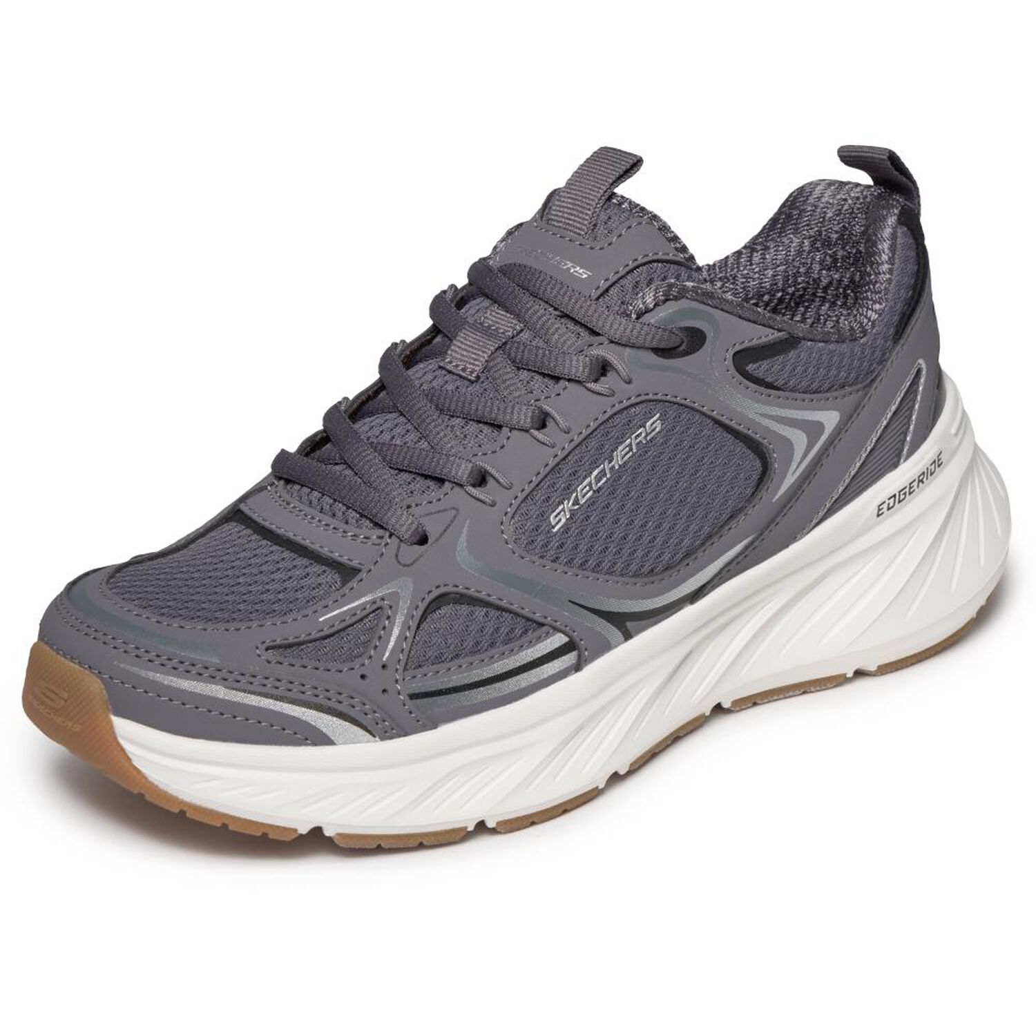 Zapatilla Urbana Mujer Skechers EDGERIDE-SILVER ECLIPSE GRIS image number 2.0