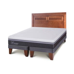 Cama Europea Cic Ortopedic Advance / 2 Plazas / Base Dividida + Respaldo