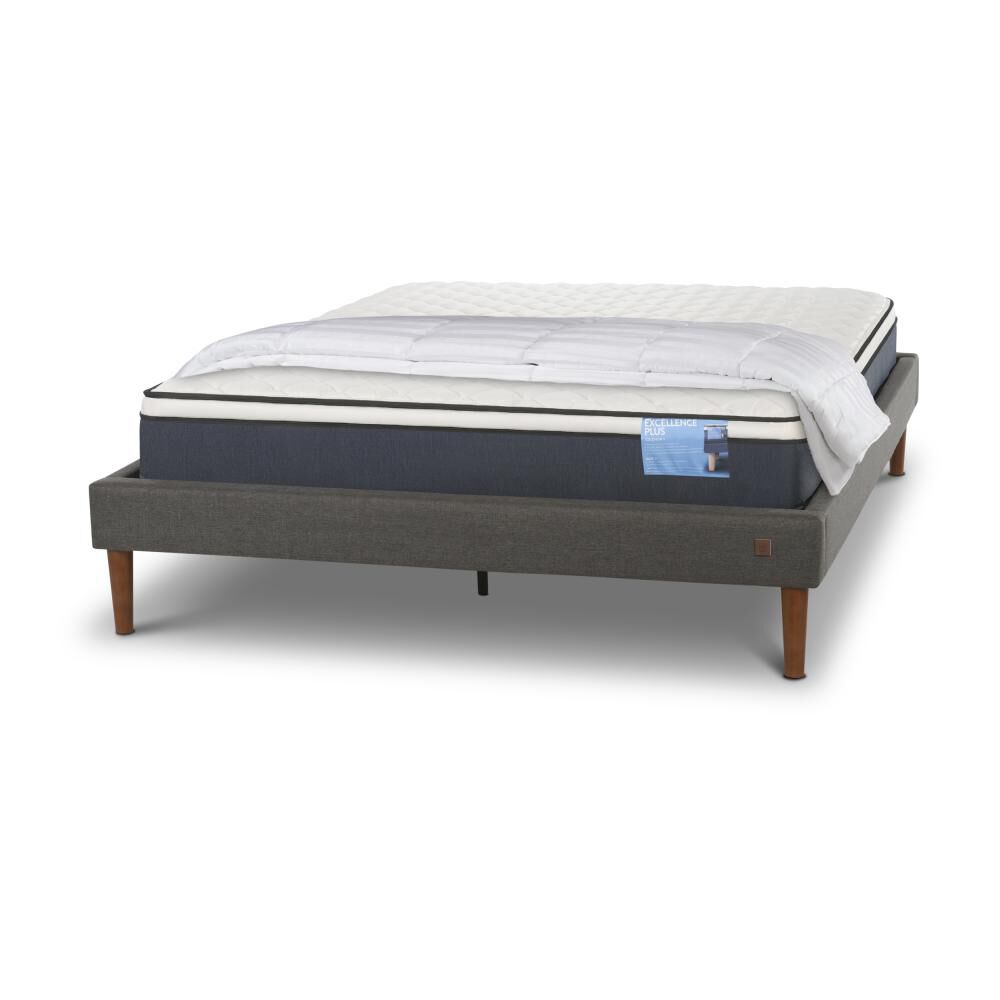 Cama Europea Cic Excellence Plus / 2 Plazas / Base Normal + Plumón image number 7.0