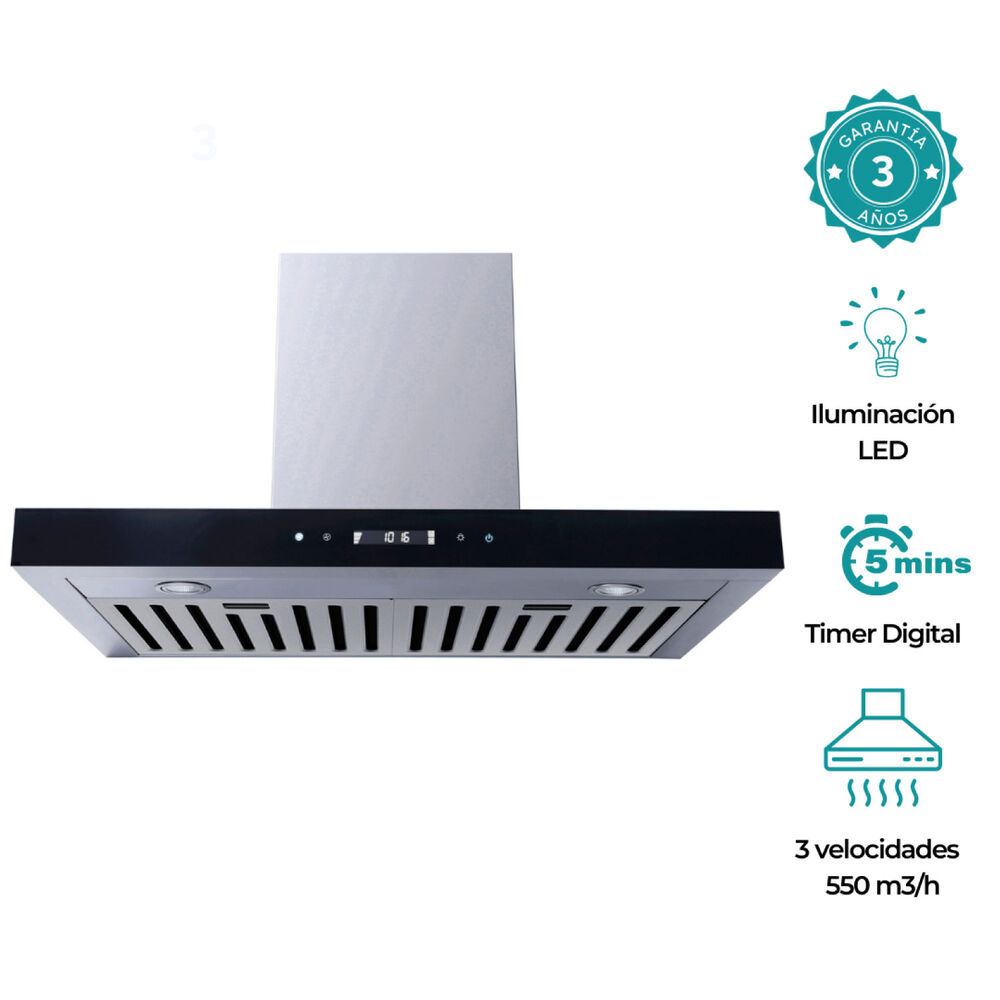 Campana Decorativa Groner Digital 60cm image number 0.0