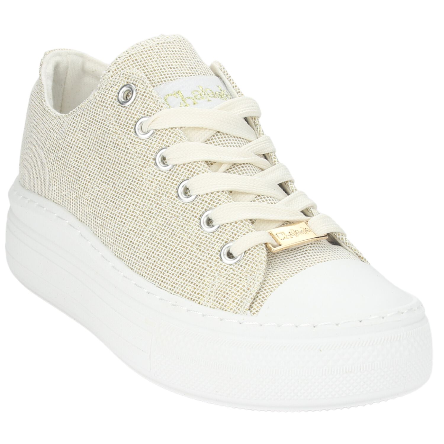 Zapatilla Chalada Mujer Clu-11 Dorado Urbano image number 2.0