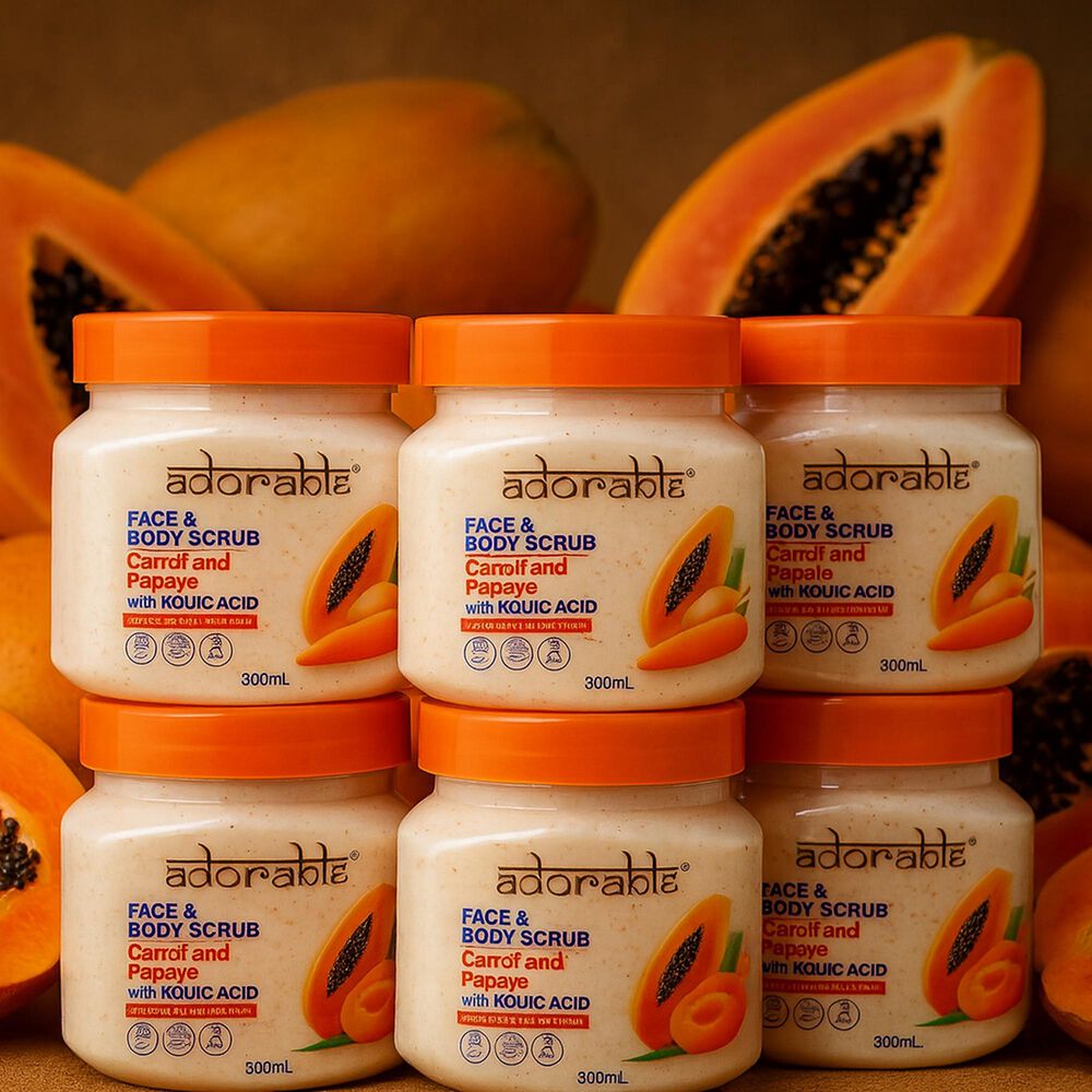 Pack Adorable 6 Exfoliantes Zanahoria-papaya & &Aacute;cido K&oacute;jico 300ml image number 2.0