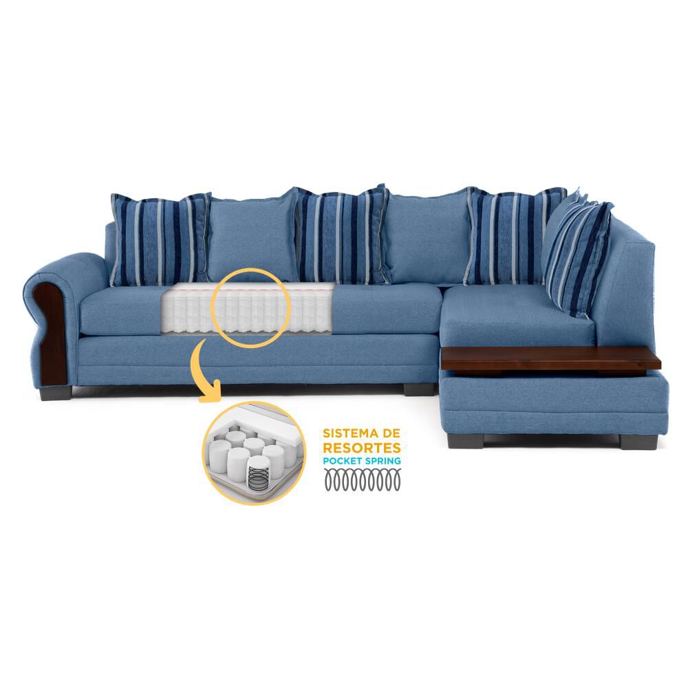 Sofá Seccional Living Factory Dakota Derecho / 5 Cuerpos image number 2.0
