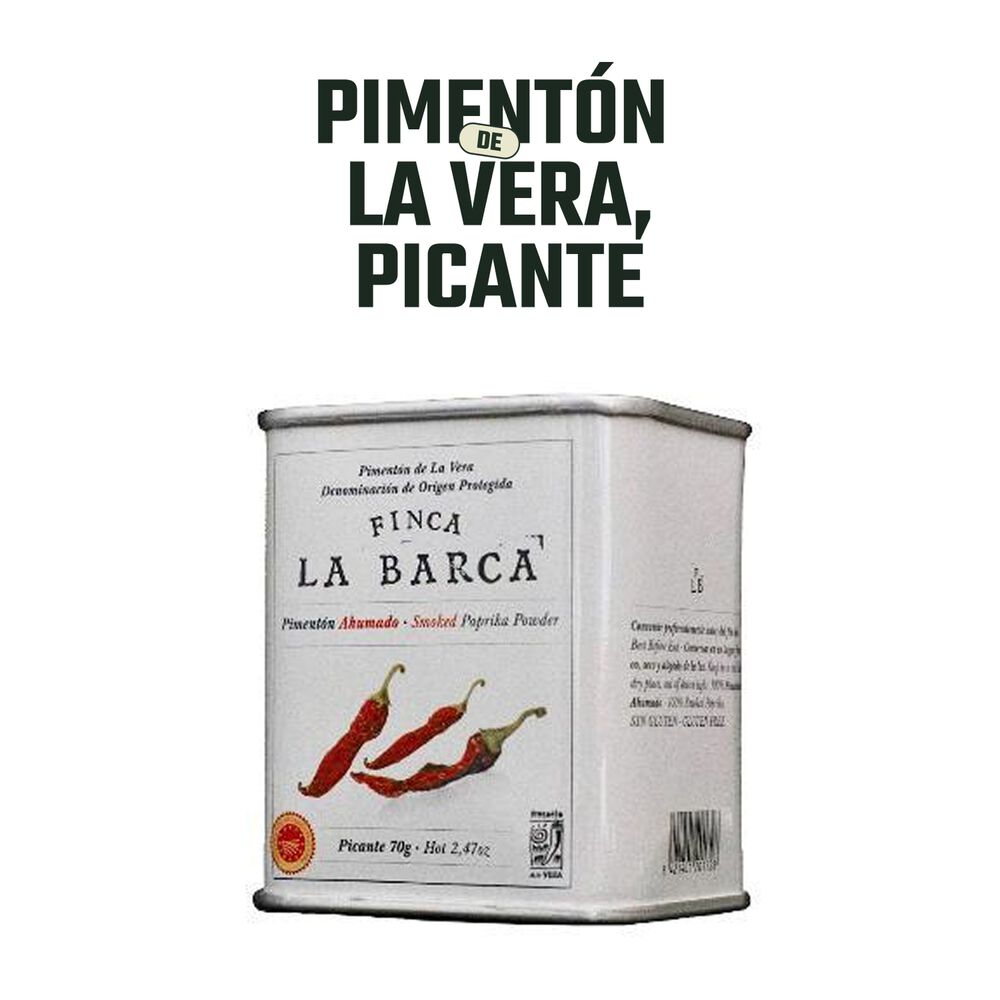 Piment&oacute;n Ahumado Picante Finca La Barca 1 X 70 Gr image number 2.0