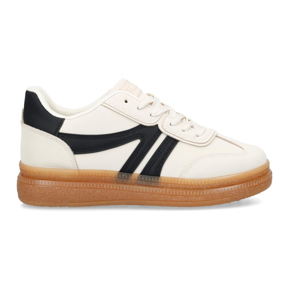 Zapatilla Urbana Mujer Freedom Beige image number 2.0