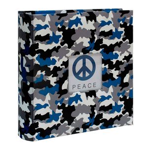 Album Camuflado Azul Con Memo 13x18 Cm / 200f Vgo