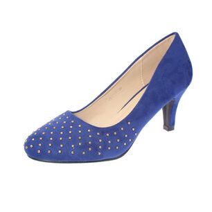 Zapato Taco Azul Heriel Art. 5h5113blue