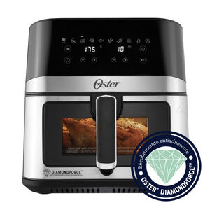 Freidora De Aire Digital 7.5l Oster 10 Programas Ckstaf75wdssdf