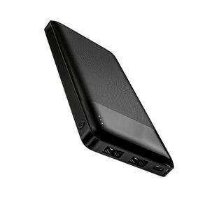 Power Bank Portatil 10000 Mah Negro Hoco 2 Usb + Usb-c