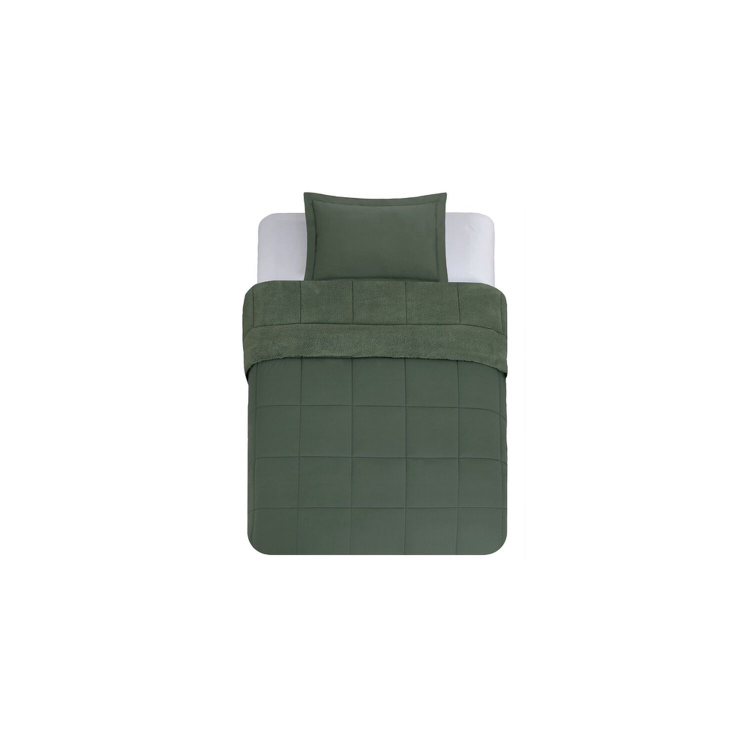 Plumon Andes Velvet Matte Verde 1.5 Pl image number 1.0