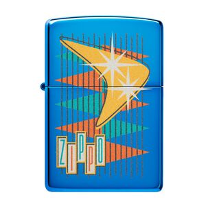 Encendedor Zippo Retro Design Azul Zp49768