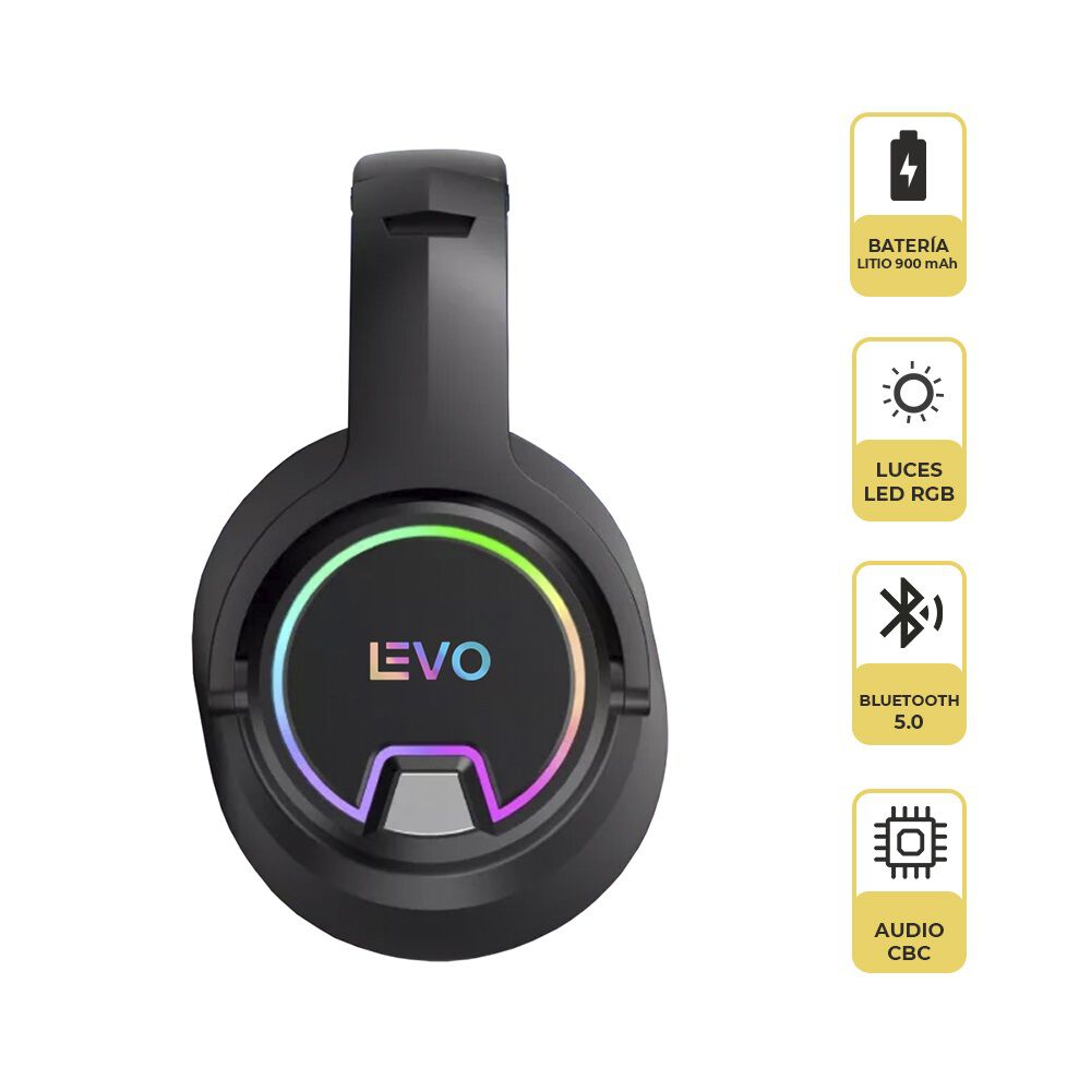 Pack Gamer Inalámbrico Teclado + Mouse + Audífono Levo image number 4.0