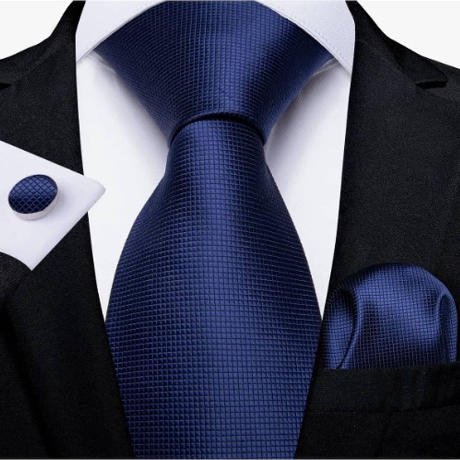 Corbatas Seda Hombre Azul image number 0.0
