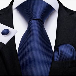 Corbatas Seda Hombre Azul