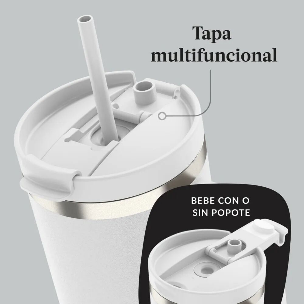Vaso Tumbler Contigo Streeterville 1182 Ml Frio Blanco image number 2.0