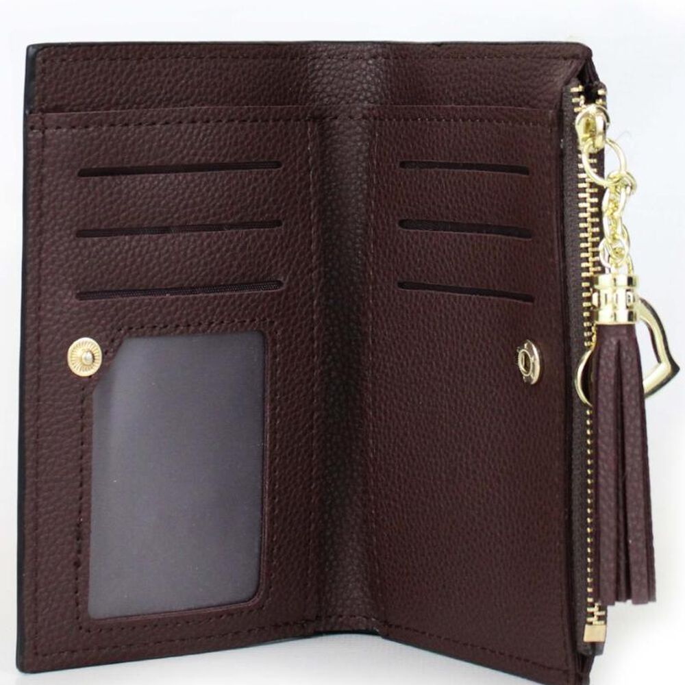 Billetera De Mujer Leyre Dark Brown Carven image number 2.0