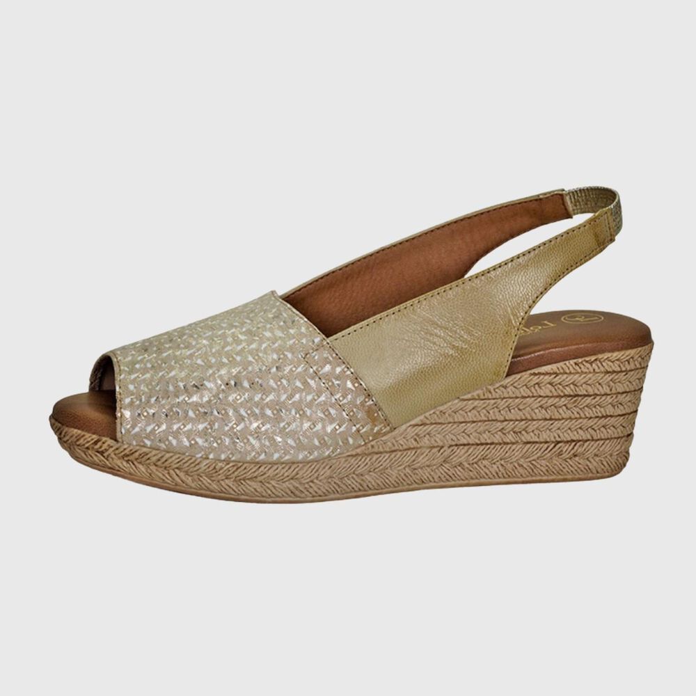 Sandalia Cuero Susanne Beige image number 1.0
