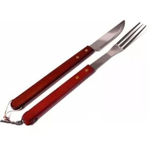 Set Parrillero Para Asado Kit Parrillero Cuchillo Y Tenedor