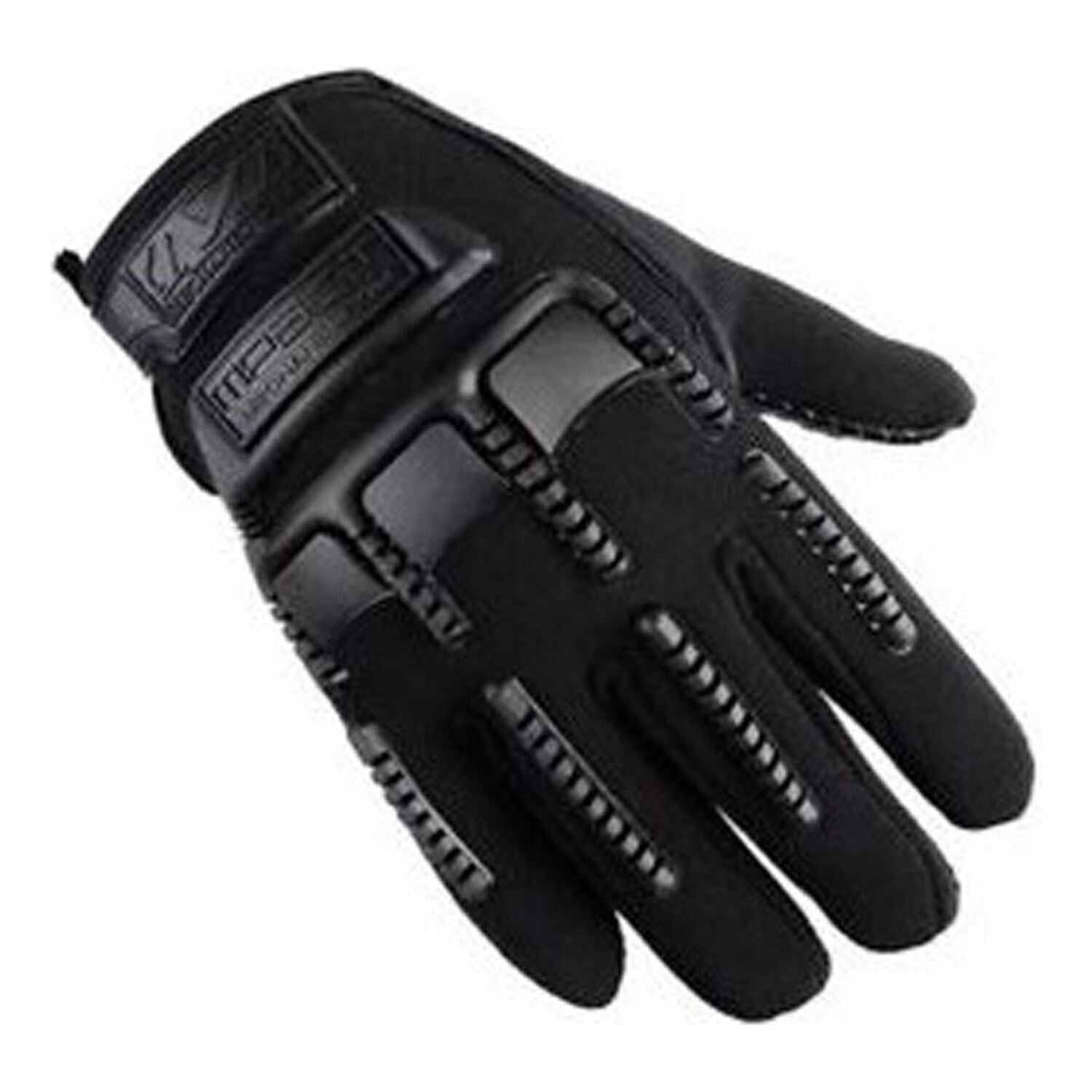 Guante Moto Bicicleta T&aacute;ctico Negro 130 Gr image number 1.0