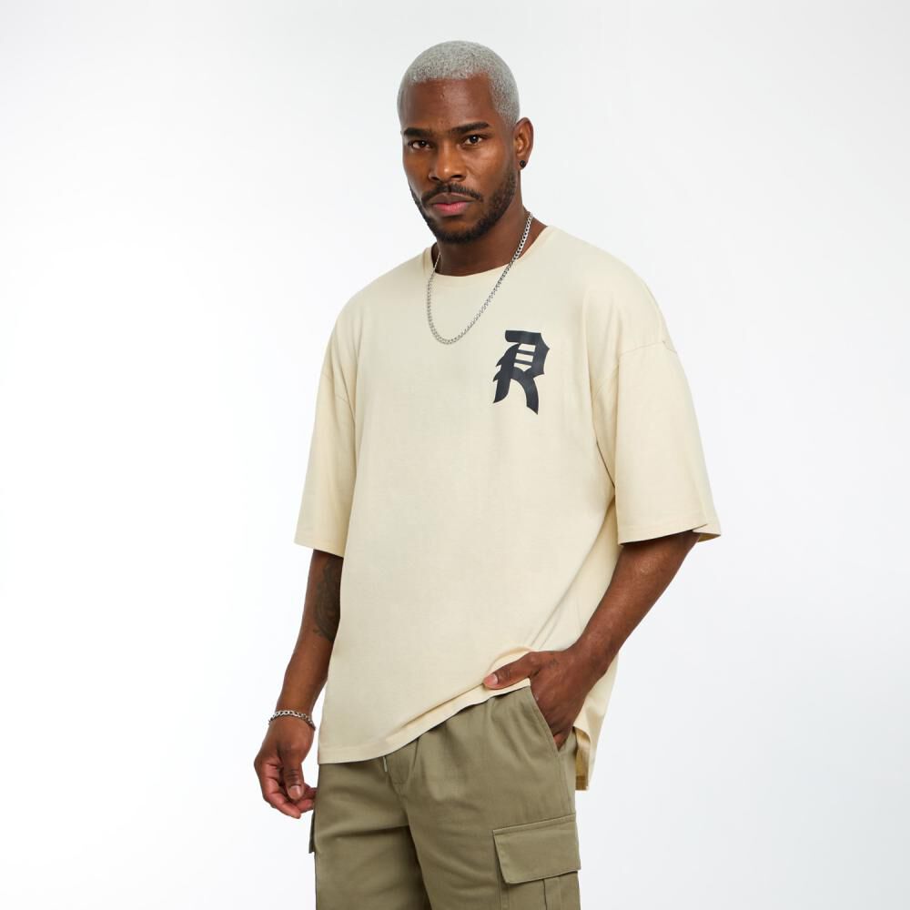 Polera Estampada Manga Corta Cuello Redondo Hombre Rolly Go image number 2.0