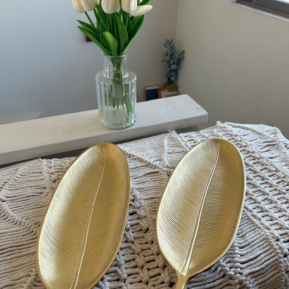 Set De 2 Bandejas Dise&ntilde;o Hojas image number 0.0