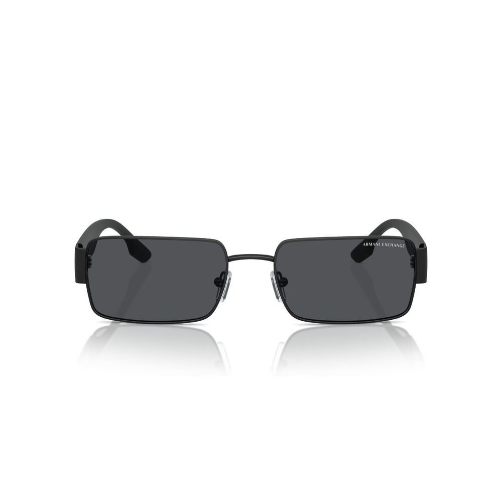 Lentes De Sol Negro Mate Armani Exchange image number 0.0