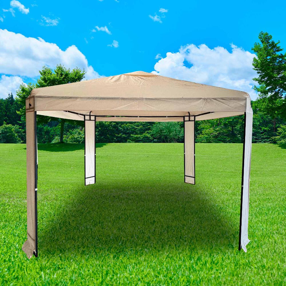 Toldo Premium Terraza 3x3m Estructura Metalica Beige image number 5.0