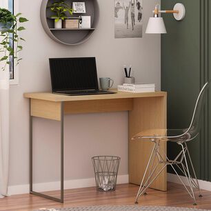 Escritorio Vekkahome Metalic Caf&eacute;