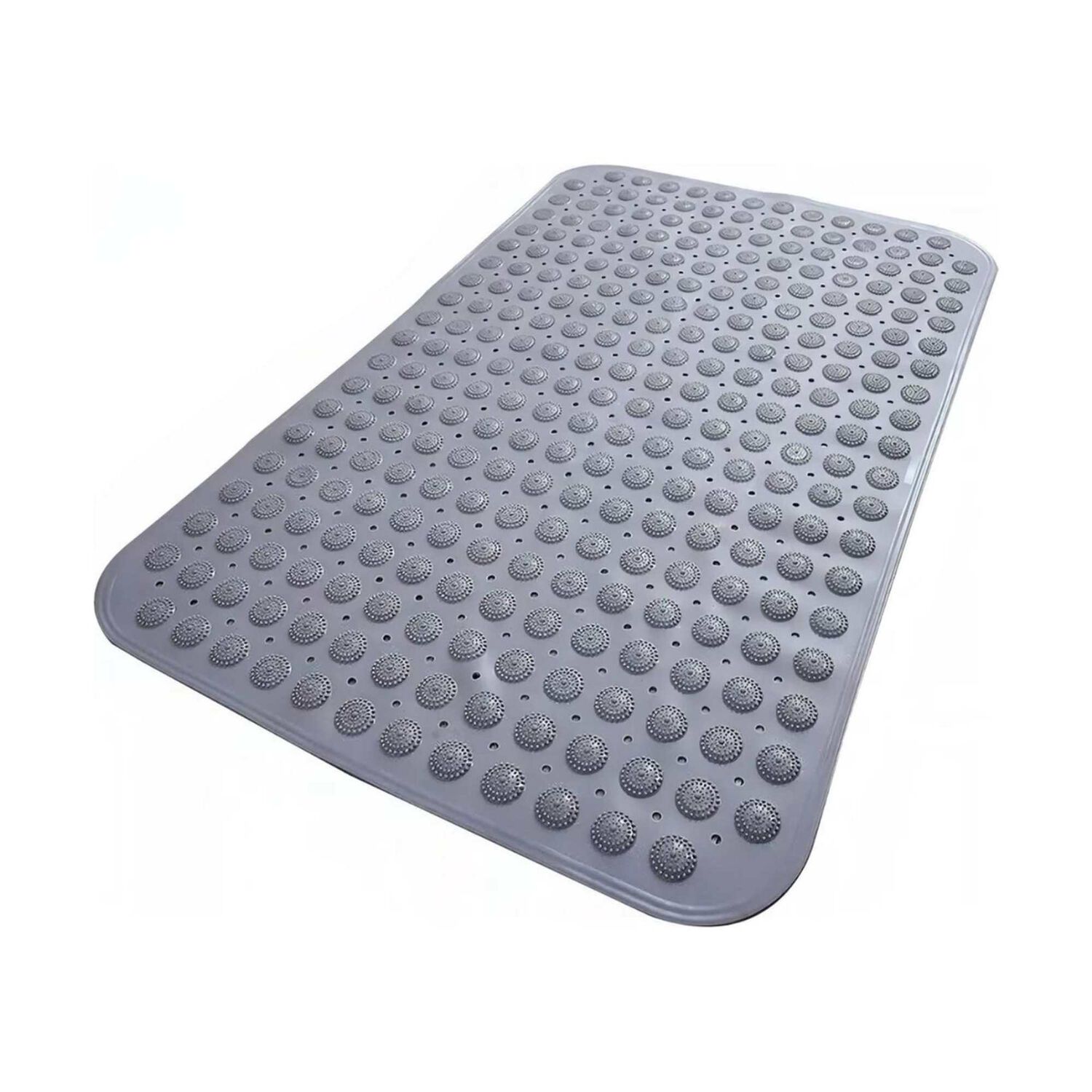 Tapete Alfombra Goma Antideslizante Piso Ducha Ba&ntilde;o Gris image number 0.0