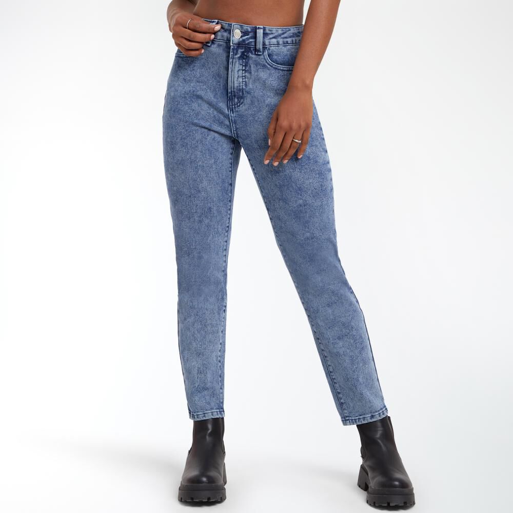 Jeans Basta Doblada Tiro Alto Skinny Mujer Rolly Go image number 0.0