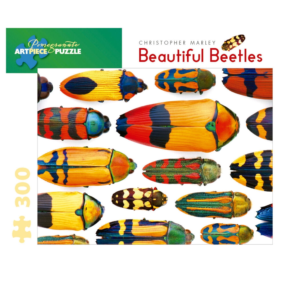 Rompecabeza Christopher Marley Beautiful Beetles 300 Piezas image number 1.0