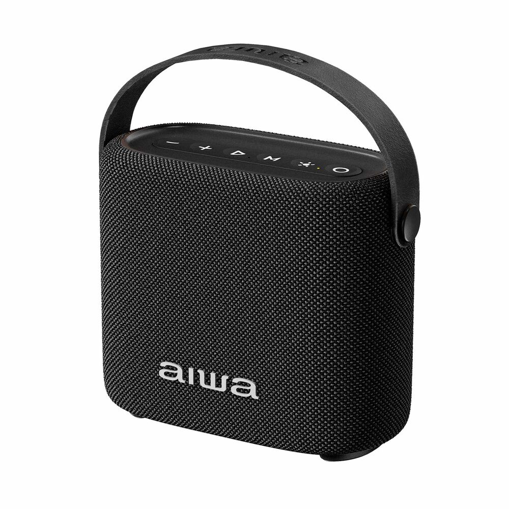 Parlante Bluetooth Port&aacute;til Aiwa 7w Con Luz Aws-s70bt Color Negro image number 1.0