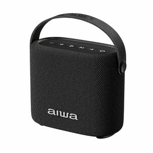 Parlante Bluetooth Port&aacute;til Aiwa 7w Con Luz Aws-s70bt Color Negro