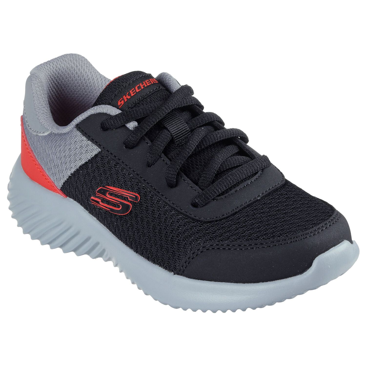 Zapatilla Skechers Bounder Ni&ntilde;o Negro image number 3.0