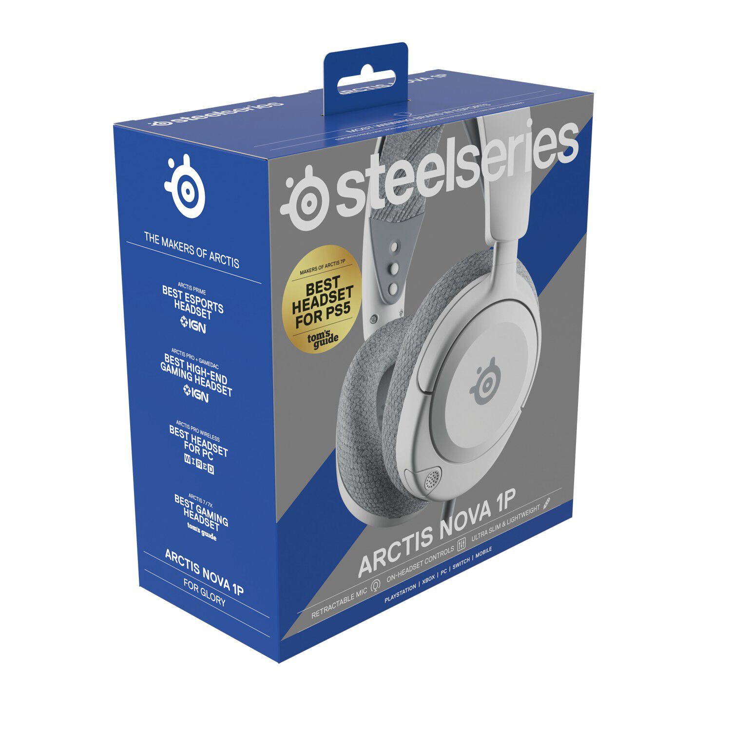 Aud&iacute;fonos Gamer Steelseries Arctis Nova 1 White Ps5 image number 9.0