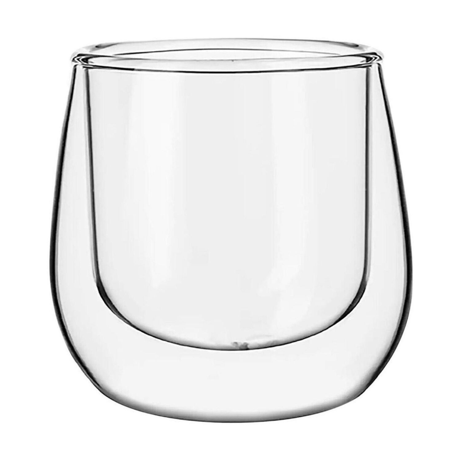 Set 2 Mug Glasso Vasos Doble Pared Vidrio 90 Ml image number 1.0