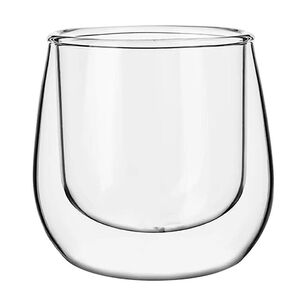 Set 2 Mug Glasso Vasos Doble Pared Vidrio 90 Ml