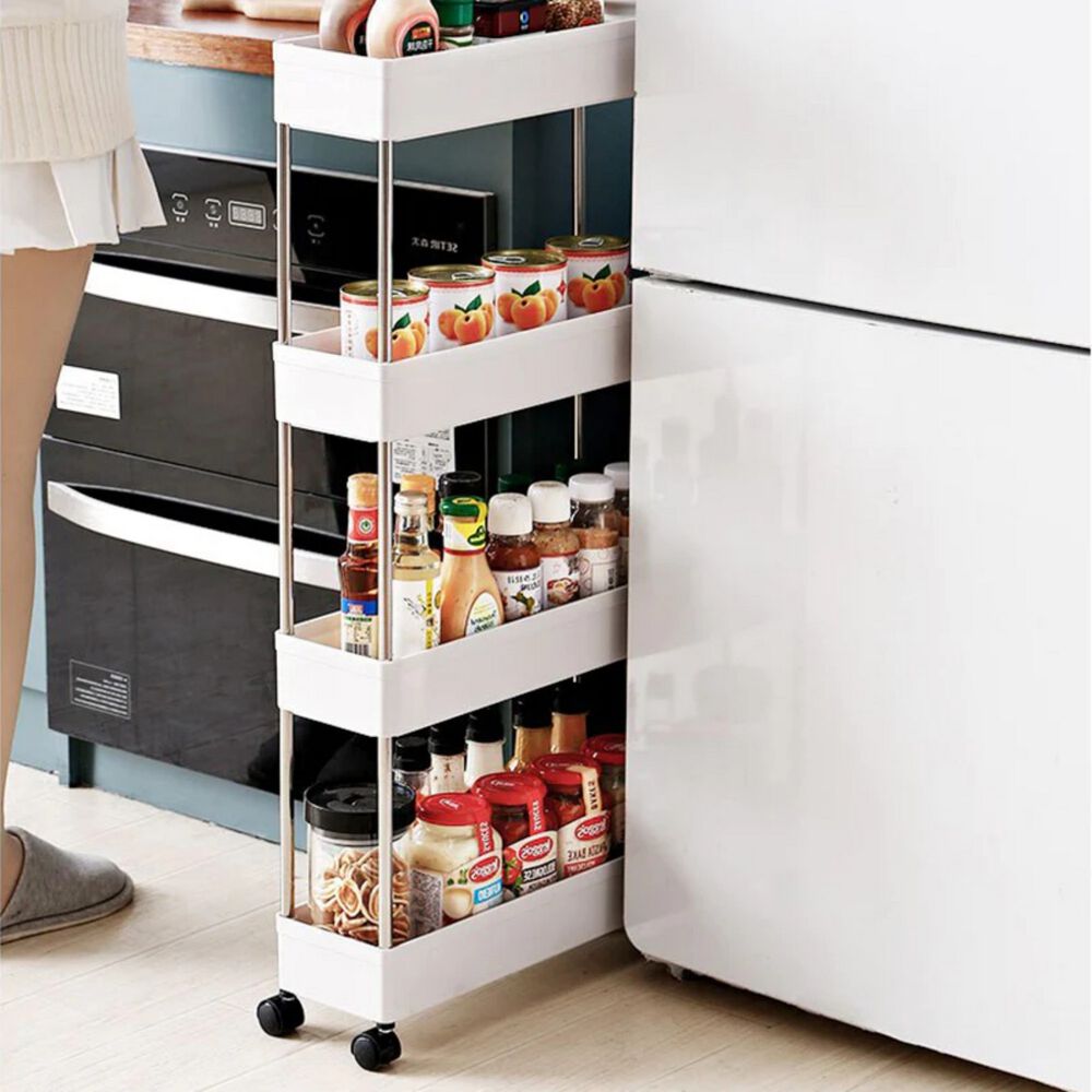 Estante Organizador Ruedas 4 Niveles Cocina 94x40x13 Cm image number 5.0