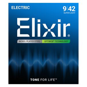 Set De Cuerdas Elixir Guit El&eacute;ct Ace Superlight 09-42 19002