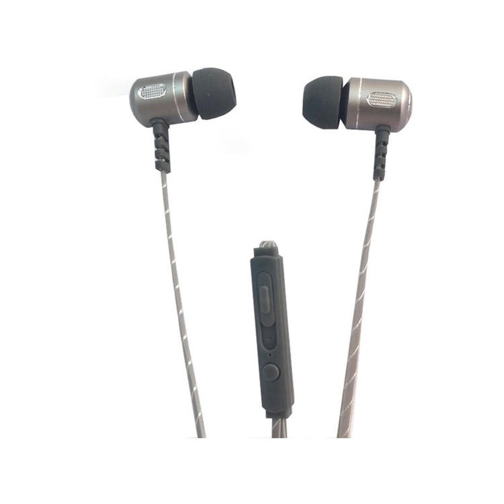 Audifono In-ear Con Mic Corded Silver image number 0.0