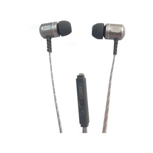 Audifono In-ear Con Mic Corded Silver