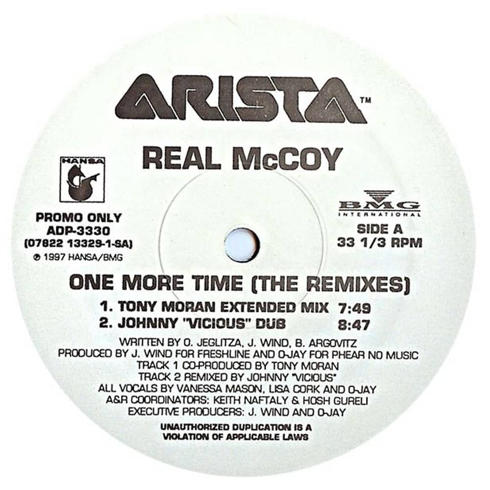 Real Mccoy - One More Time (the Remixes) | 12" Maxi Single Usado image number 2.0